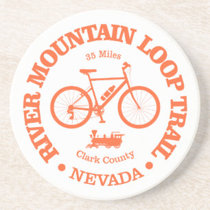 River Mountain Loop Trail (fietsen) Zandsteen Onderzetter