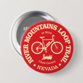 River Mountains Loop Trail (fietsen) Ronde Button 7,6 Cm (Voorkant /achterkant)