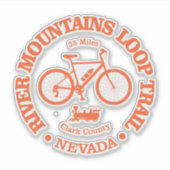 River Mountains Loop Trail (fietsen) Sticker (Voorkant)