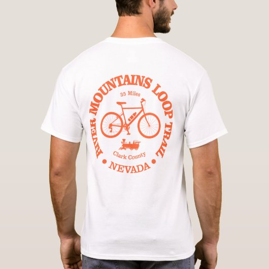River Mountains Loop Trail (fietsen) T-shirt (Achterkant)