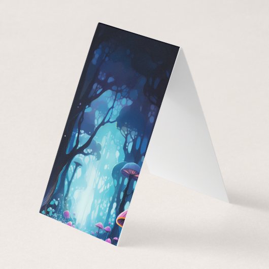 River Mushrooms Vouwen Bladwijzer Bookmarkers Visitekaartje (Voorkant)