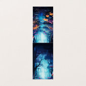 River Mushrooms Vouwen Bladwijzer Bookmarkers Visitekaartje (Buitenkant ongevouwen)