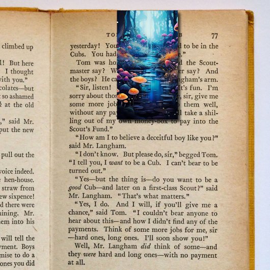 River Mushrooms Vouwen Bladwijzer Bookmarkers Visitekaartje