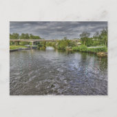 River Nene Orton Mere Briefkaart (Voorkant)