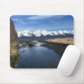 River, Ocean & Snow-Capped Mountains Muismat (Met muis)