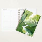 River of Green | Bos Watercolor Schilderij Planner (Display)