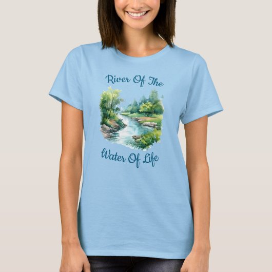 River of the Water of Life T-shirt (Voorkant)