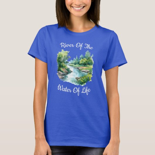 River of the Water of Life T-shirt (Voorkant)