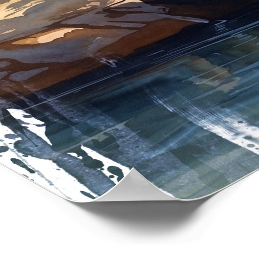 River of Thoughts voor Wall Art Poster (Hoek)