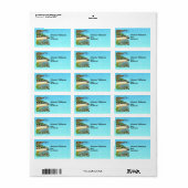 River Ontmoet Oceaan 0330 Adres Etiket (Full Sheet)