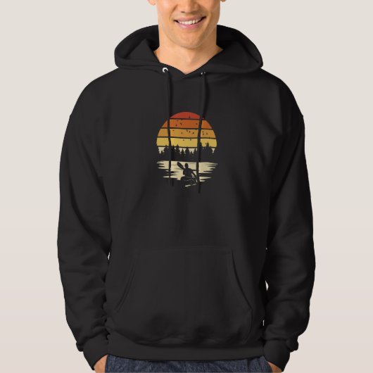 River or Lake Kayaking Hoodie (Voorkant)