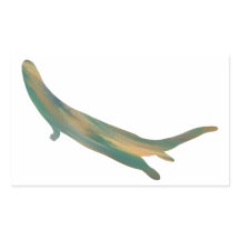 River Otter-Sticker in acrylstijl