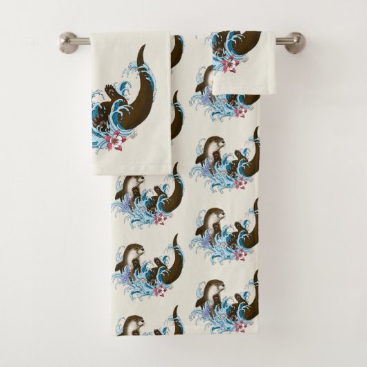 River Otter Water Schattige Bad Handdoek (Insitu)