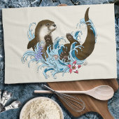 River Otter Water Schattige Theedoek