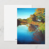 River Painting Art Blank Bedankkaart (Voorkant / Achterkant)