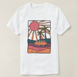 River Rafting illustratie T-shirt