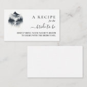 River Rain Cloud Smoky Mountain Vrijgezellenfeest Informatiekaartje (Voorkant / Achterkant)