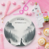 River Rain Cloud Smoky Mountain Vrijgezellenfeest Papieren Bordje (Feest)