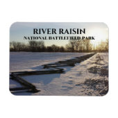 River Raisin National Battlefield Park Oorlog van  Magneet (Horizontaal)
