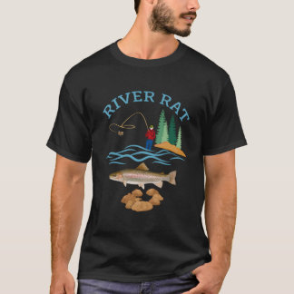 River Rat Fishing T-shirt