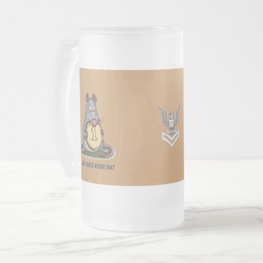 RIVER RAT MATGLAS BIERPUL (Voorkant links)