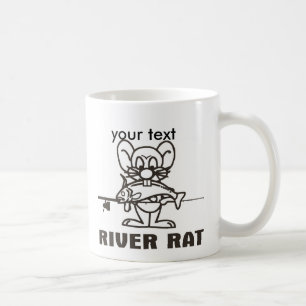 RIVER RAT-MOK, jouw tekst Koffiemok