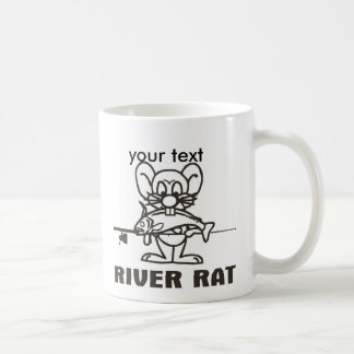 RIVER RAT-MOK, jouw tekst Koffiemok