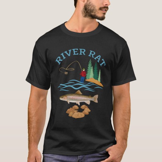River Rat Vist T-shirt (Voorkant)
