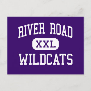 River Road - Wildcats - High - Amarillo Texas Briefkaart