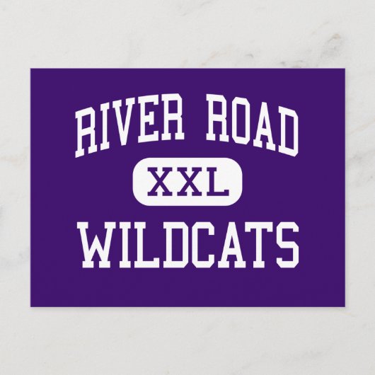 River Road - Wildcats - High - Amarillo Texas Briefkaart (Voorkant)