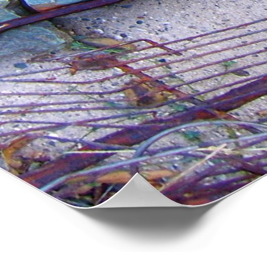 River Rock Compositie Poster (Hoek)