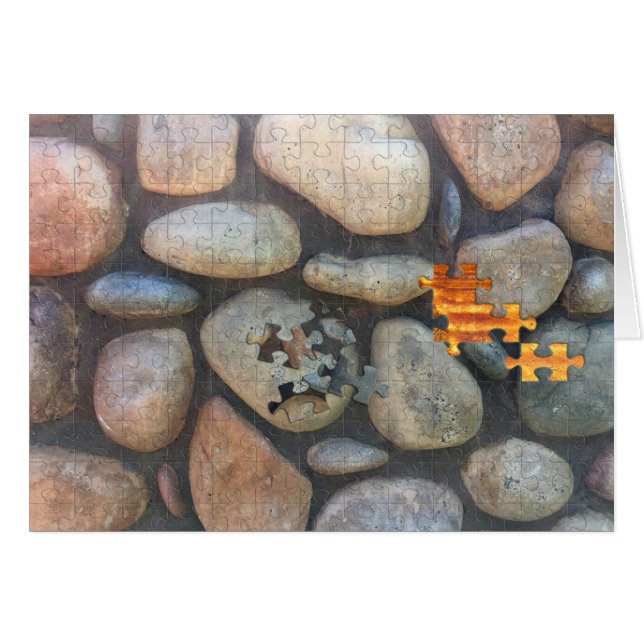 River Rock Wall Fotografie Abstracte stijl (Voorkant Horizontaal)