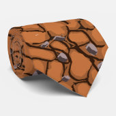 River Rock Water Color Persoonlijk Stropdas (Opgerold)