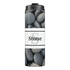 River Rocks met naam en monogram Thermosbeker