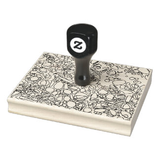 River Rocks textuur Rubberstempel