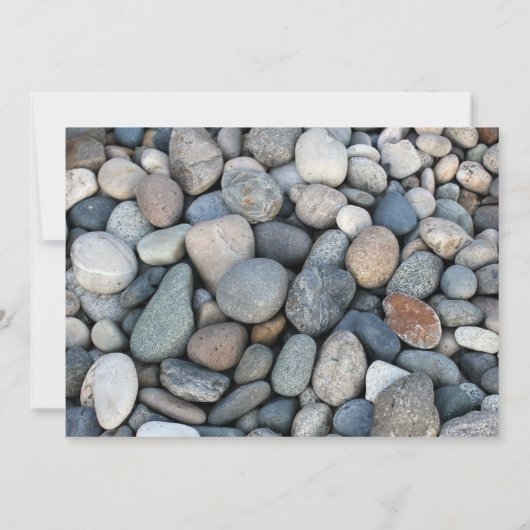 River Rocks verjaardagsfeestje uitnodiging (Achterkant)