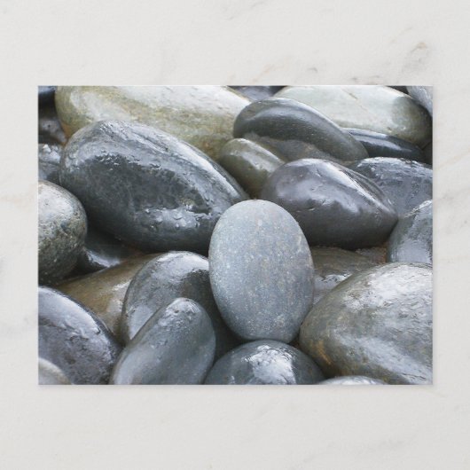 River Rocks Zen Postcard Briefkaart (Voorkant)