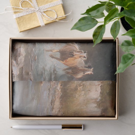 River Run Galoping Horses Decoupage Tissuepapier (Geschenk)
