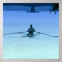 River Sculling Poster