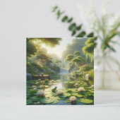 River Serenity Feestdagenkaart (Staand voorkant)