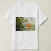 River Side Forest Image - Scenic Waterside Nature  T-shirt (Design voorkant)