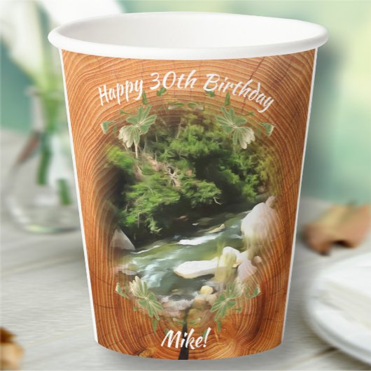 River South Verjaardag 0365 Papieren Bekers