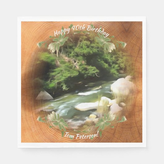 River South Verjaardag 0365 Servet (Voorkant)