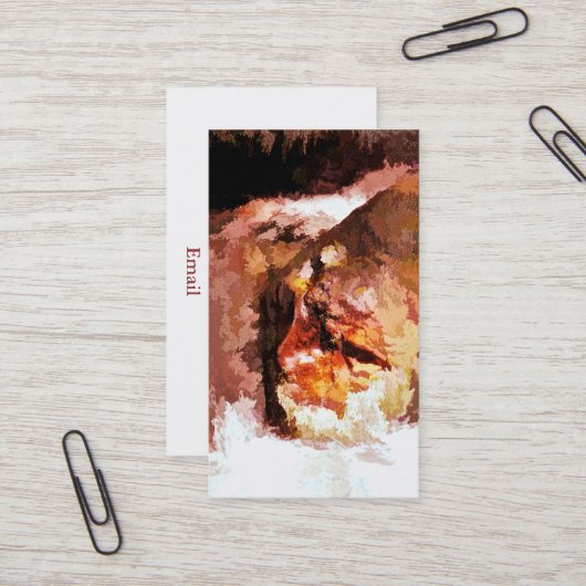 RIVER SPIRIT VISITEKAARTJE (Voorkant / Achterkant in situ)