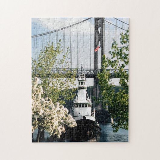 River Spring Scene Legpuzzel (Verticaal)