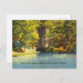 River Spring State Park, Cassville, Missouri Briefkaart (Voorkant / Achterkant)