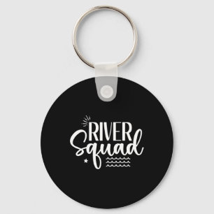 River Squad Familie Matching Zomer Vakantie Campin Sleutelhanger