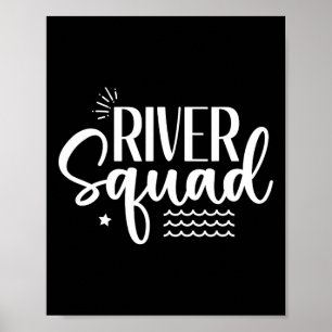 River Squad Familie Matching Zomer Vakantie Kamper Poster