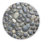 River Stone Pattern Keramische Knop (Voorkant)