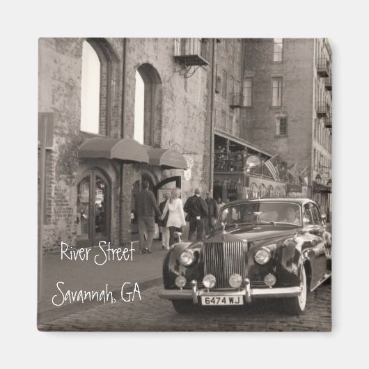 River Street, Savannah, GA Magneet (Voorkant)